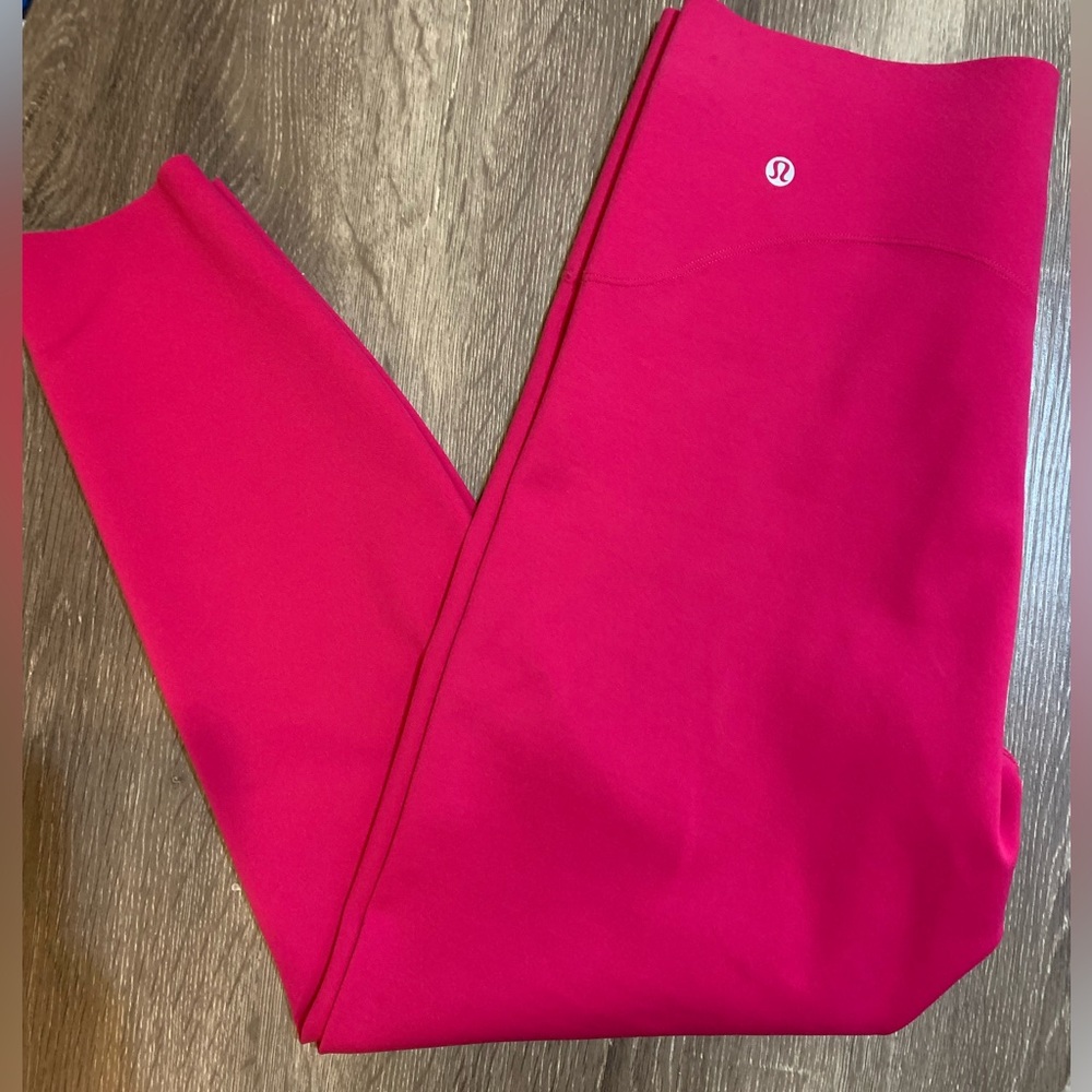 Lululemon Glow Up Super High-Rise Tight 25” in Passionate Sz. 12 - Picture 2 of 4